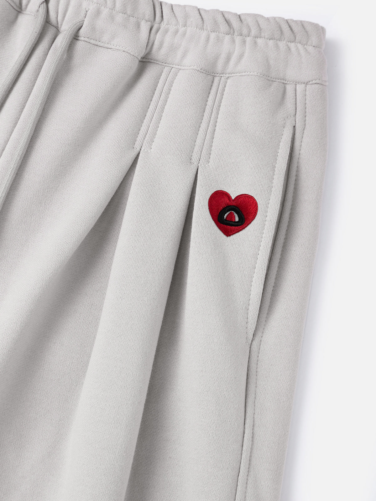 Pleated Baggy Sweatpants