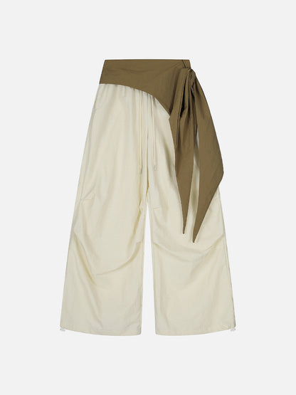 Color Blocking Bandage Pants