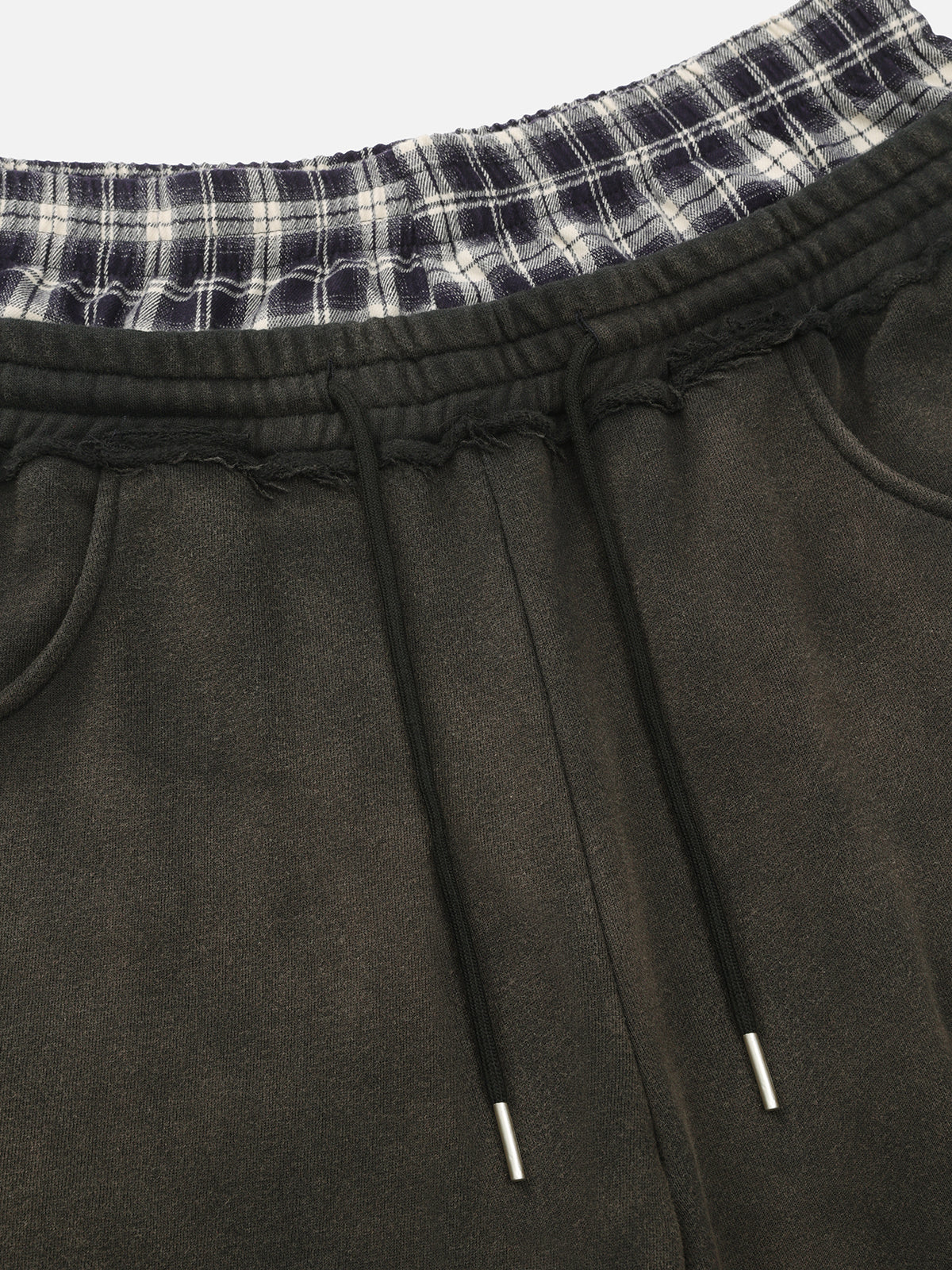 Double Waist Washed Baggy Sweatpants