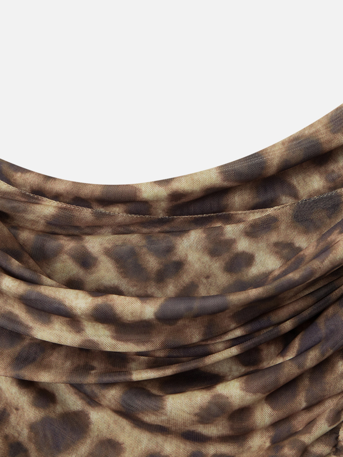 Off-The-Shoulder Leopard Print Cami Top