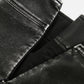 Wrinkle Faux Leather Skirt