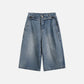 Two Layer Washed Longline Jorts