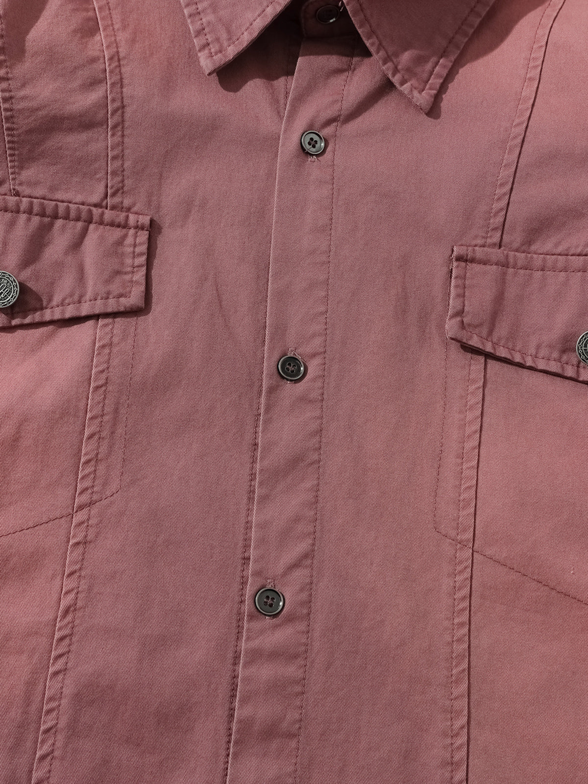 Gradient Washed Short Sleeve Shirt