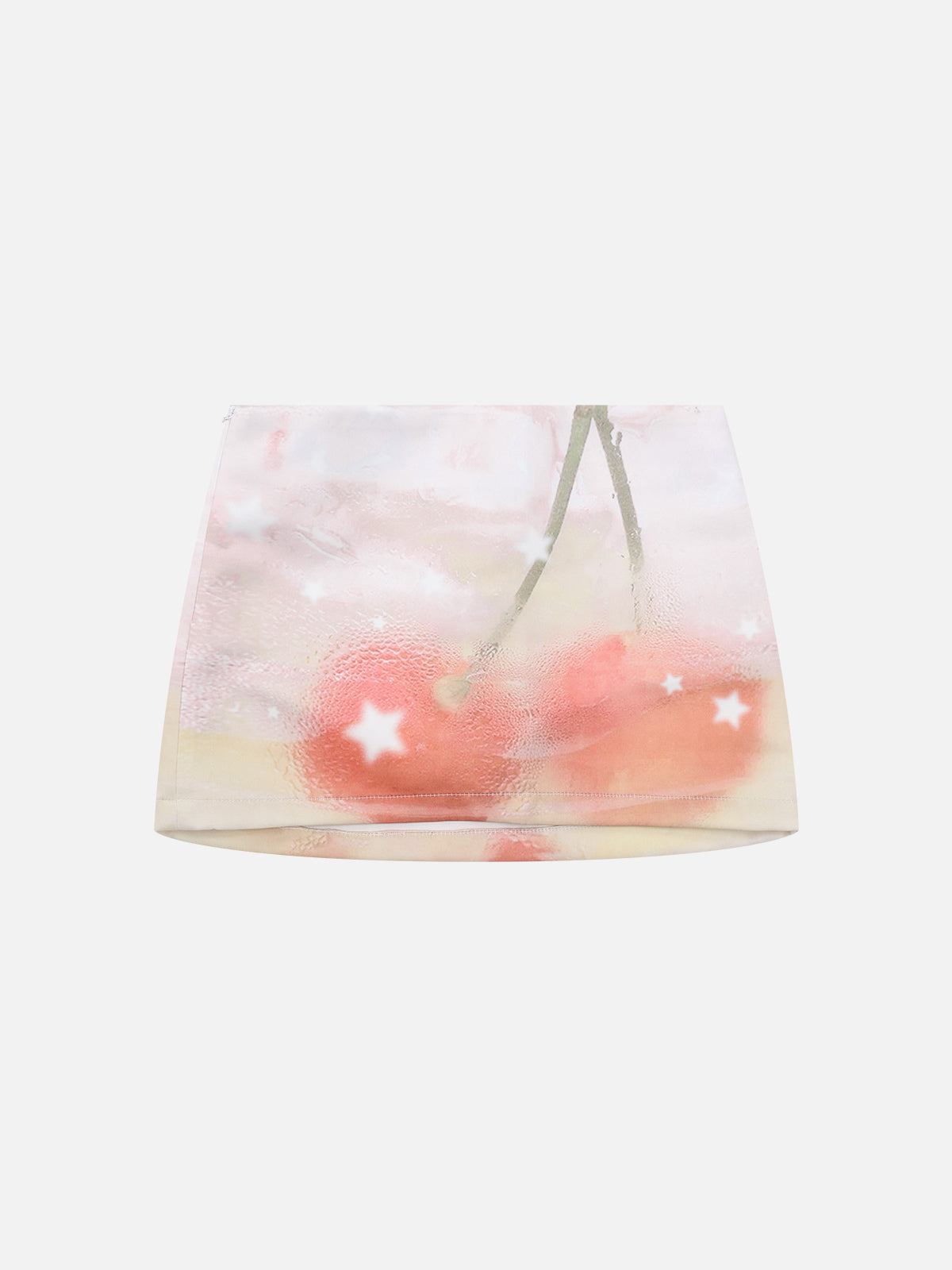 Cherry Star Print Skirt
