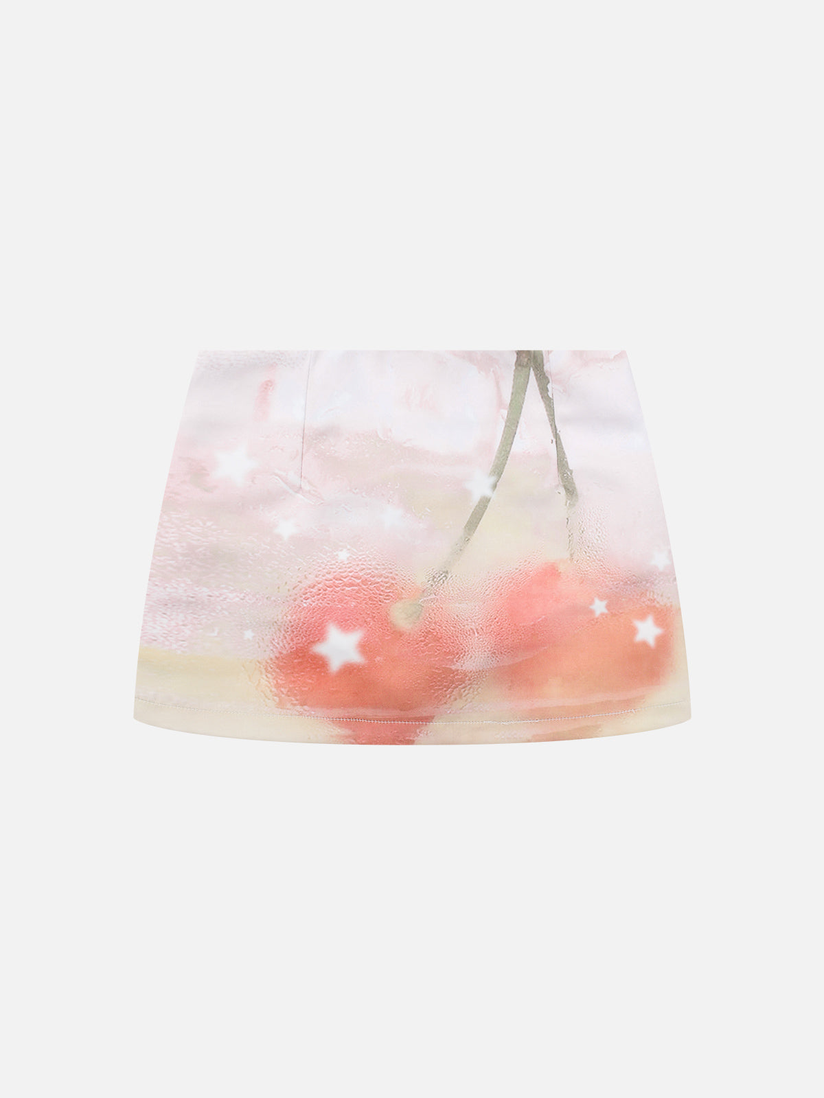 Cherry Star Print Skirt