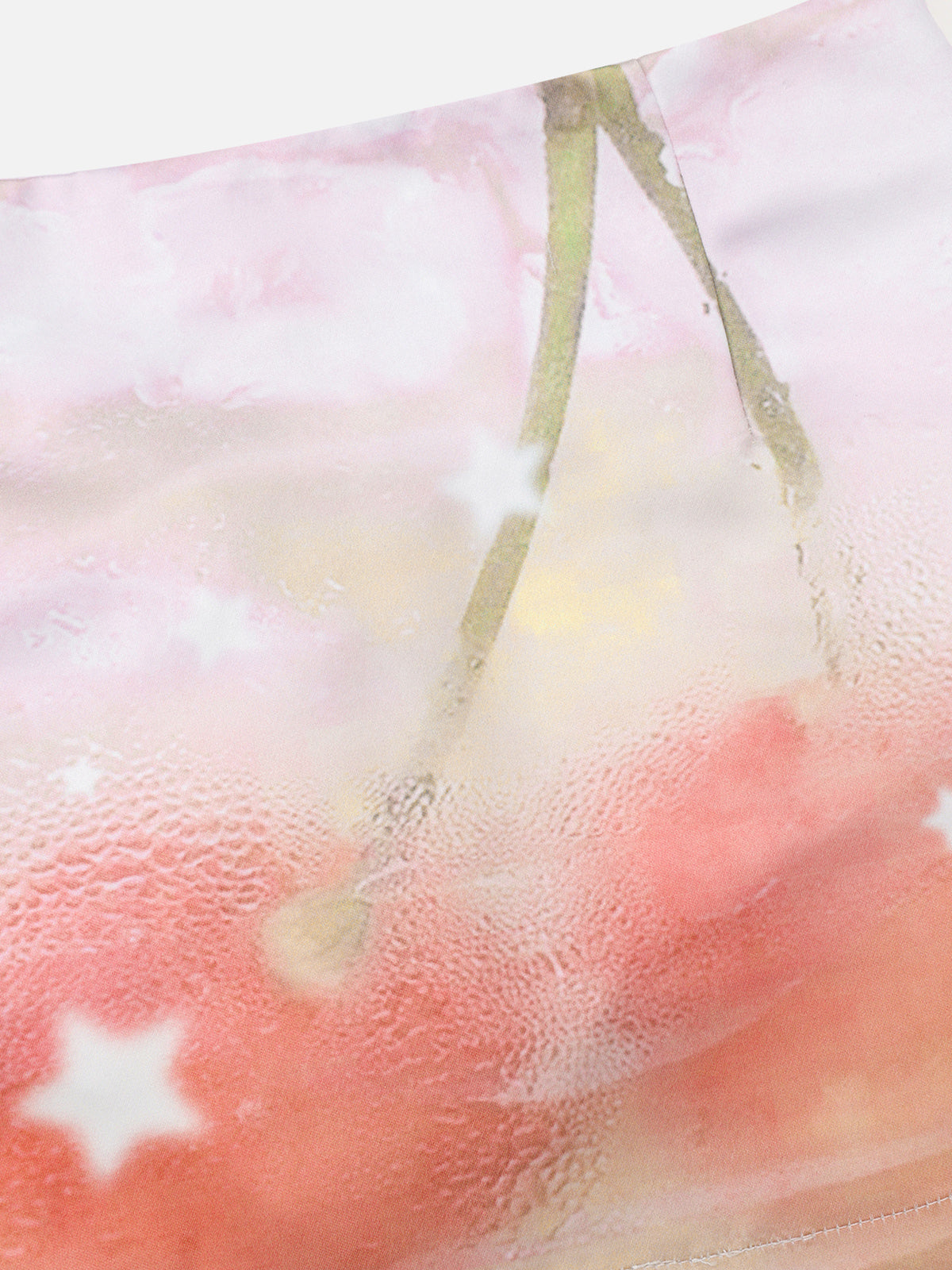 Cherry Star Print Skirt