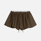 Double Waist Bud Skirt