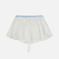 Double Waist Bud Skirt