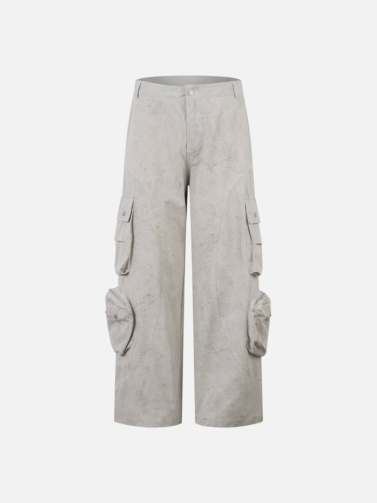 Texture Multi Pocket Cargo Pants