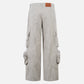 Texture Multi Pocket Cargo Pants