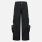 Texture Multi Pocket Cargo Pants