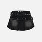Double Belt Washed Skirt