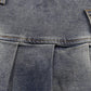 Double Belt Washed Skirt