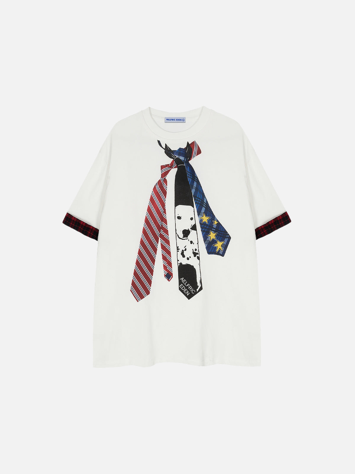 Puppy Necktie Print Tee
