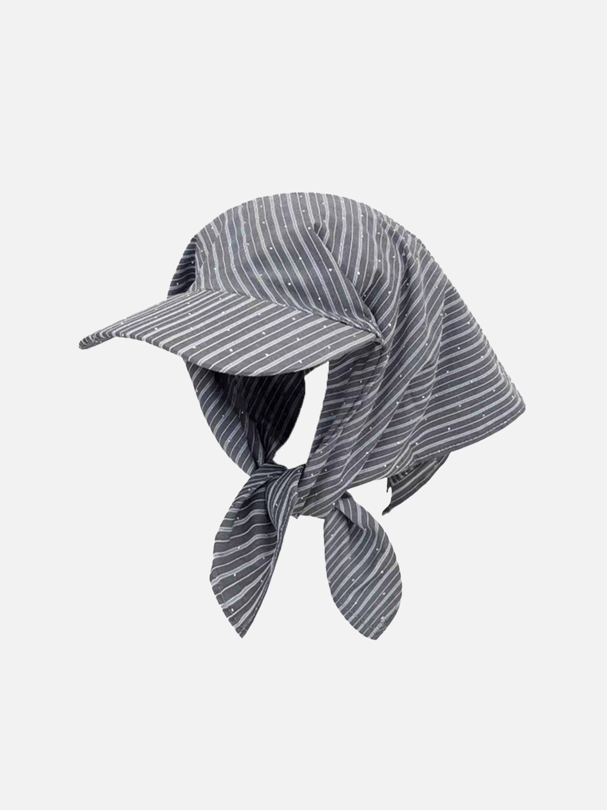 Stripe Rhinestone Cap