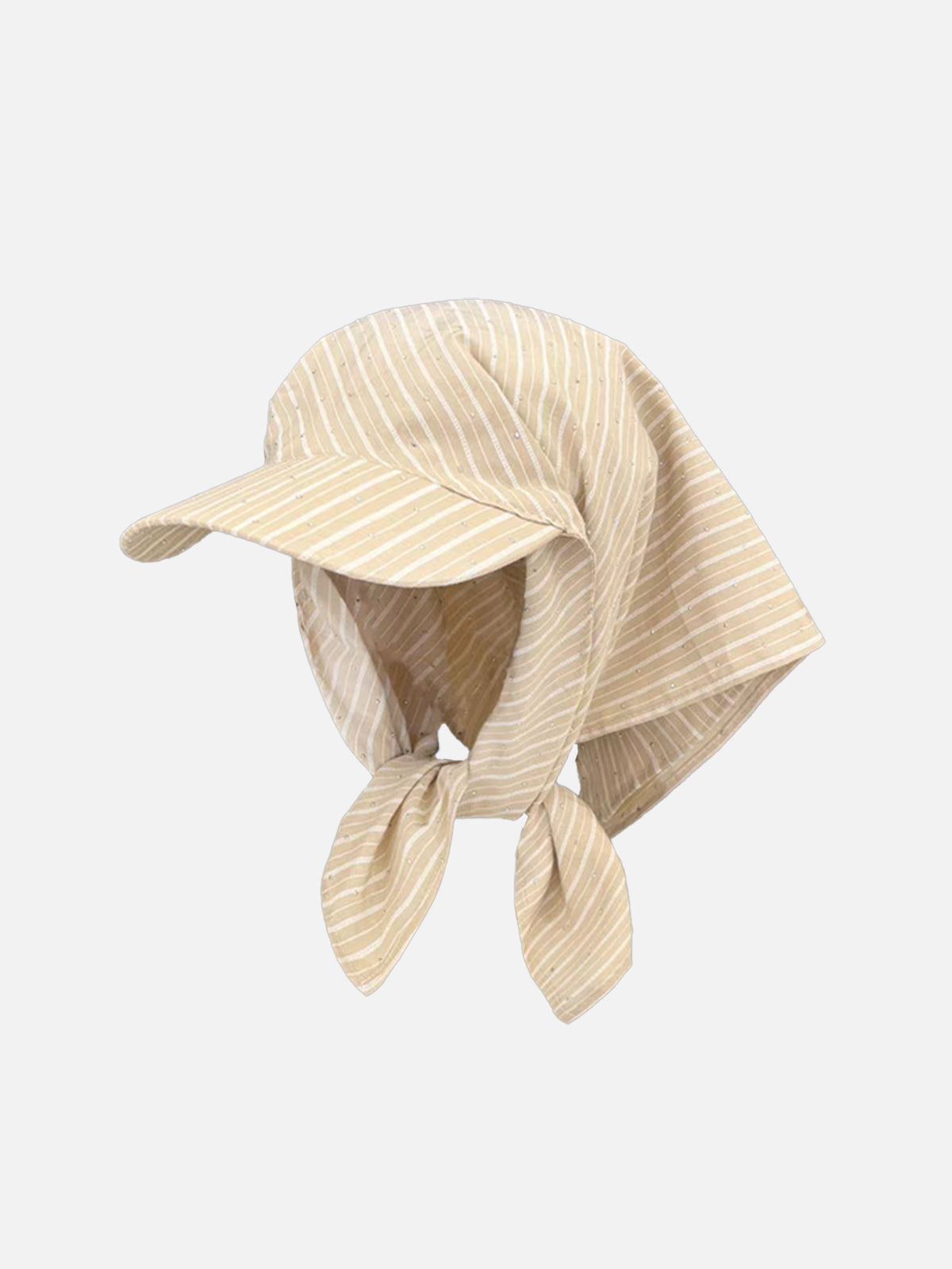 Stripe Rhinestone Cap