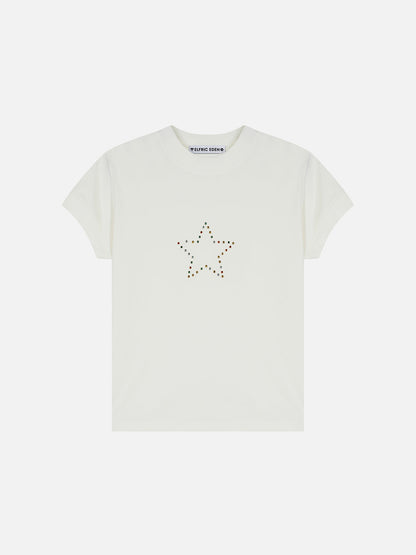 Rhinestone Star Tee