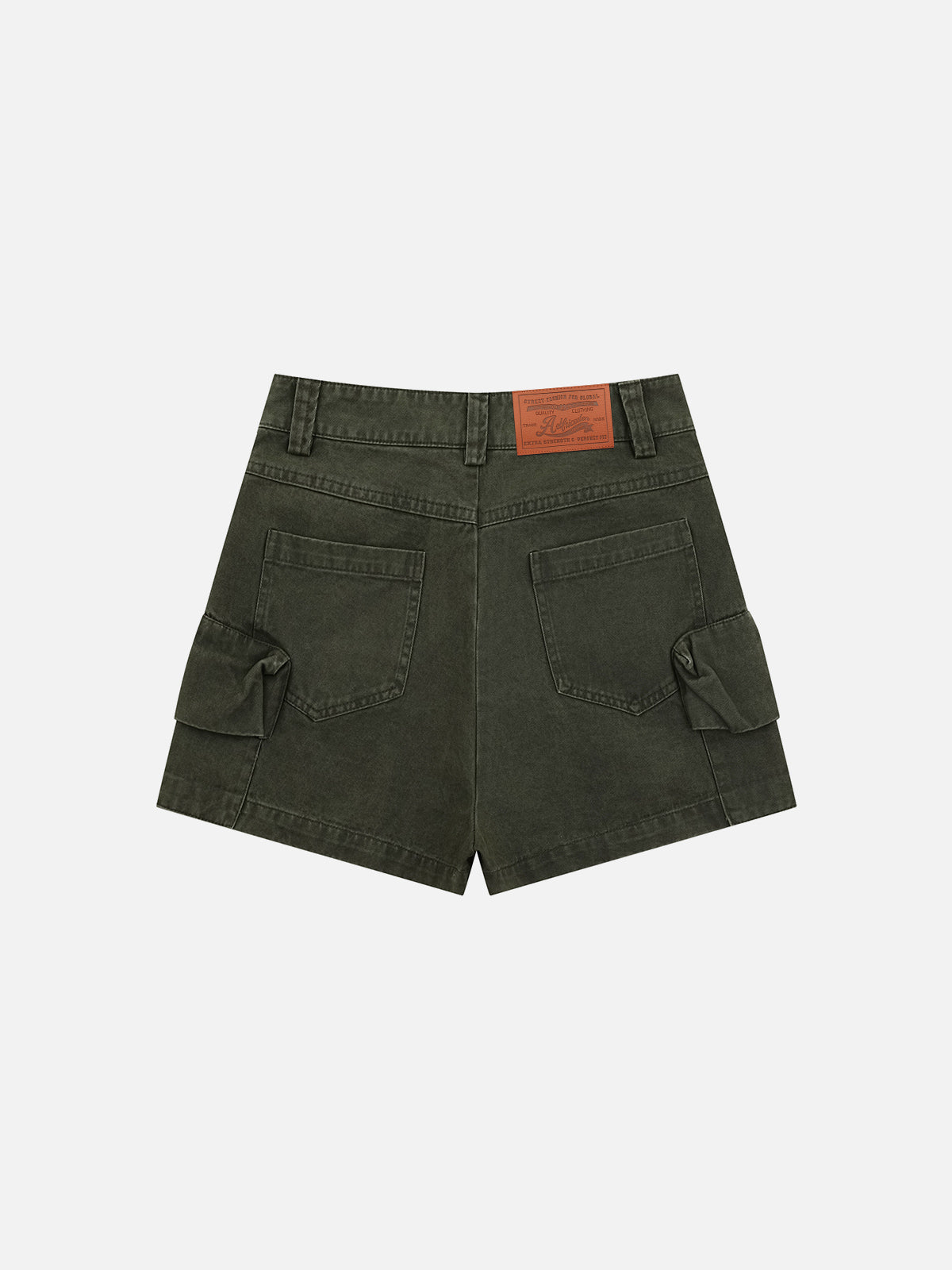 Multi Pocket Washed Mini Jorts