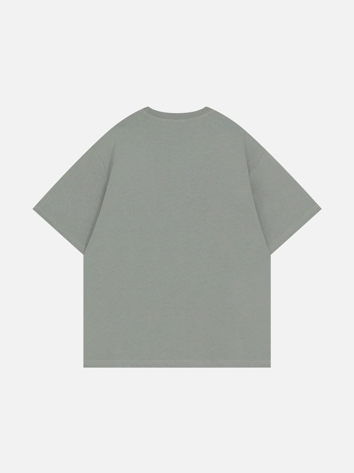 Character Inkjet Graffiti Print Tee