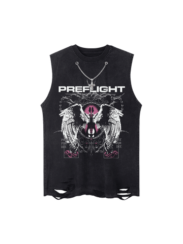 Thesupermade Angel Wings Street Rap Vest