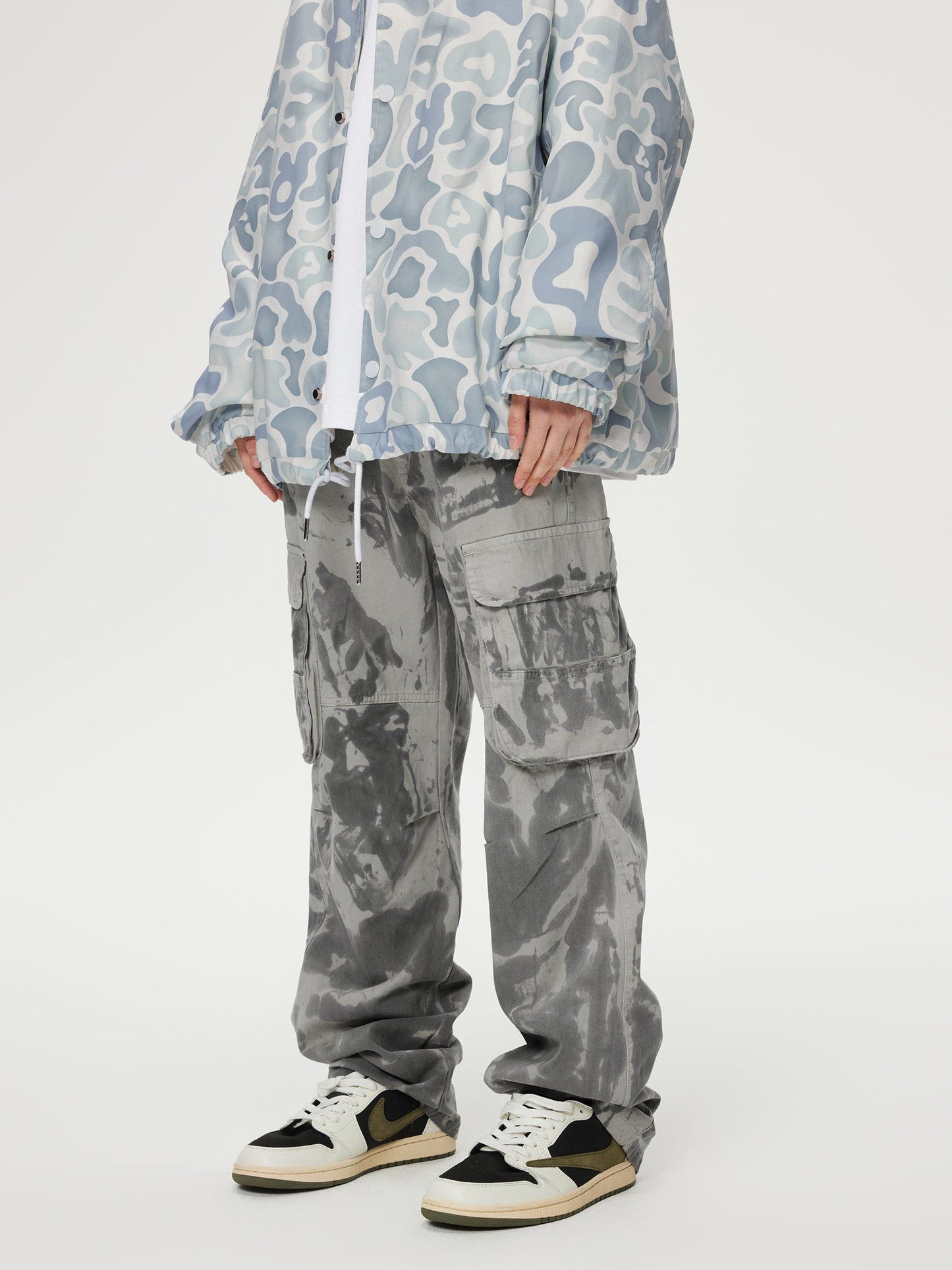 Graffiti Multi Pocket Cargo Pants