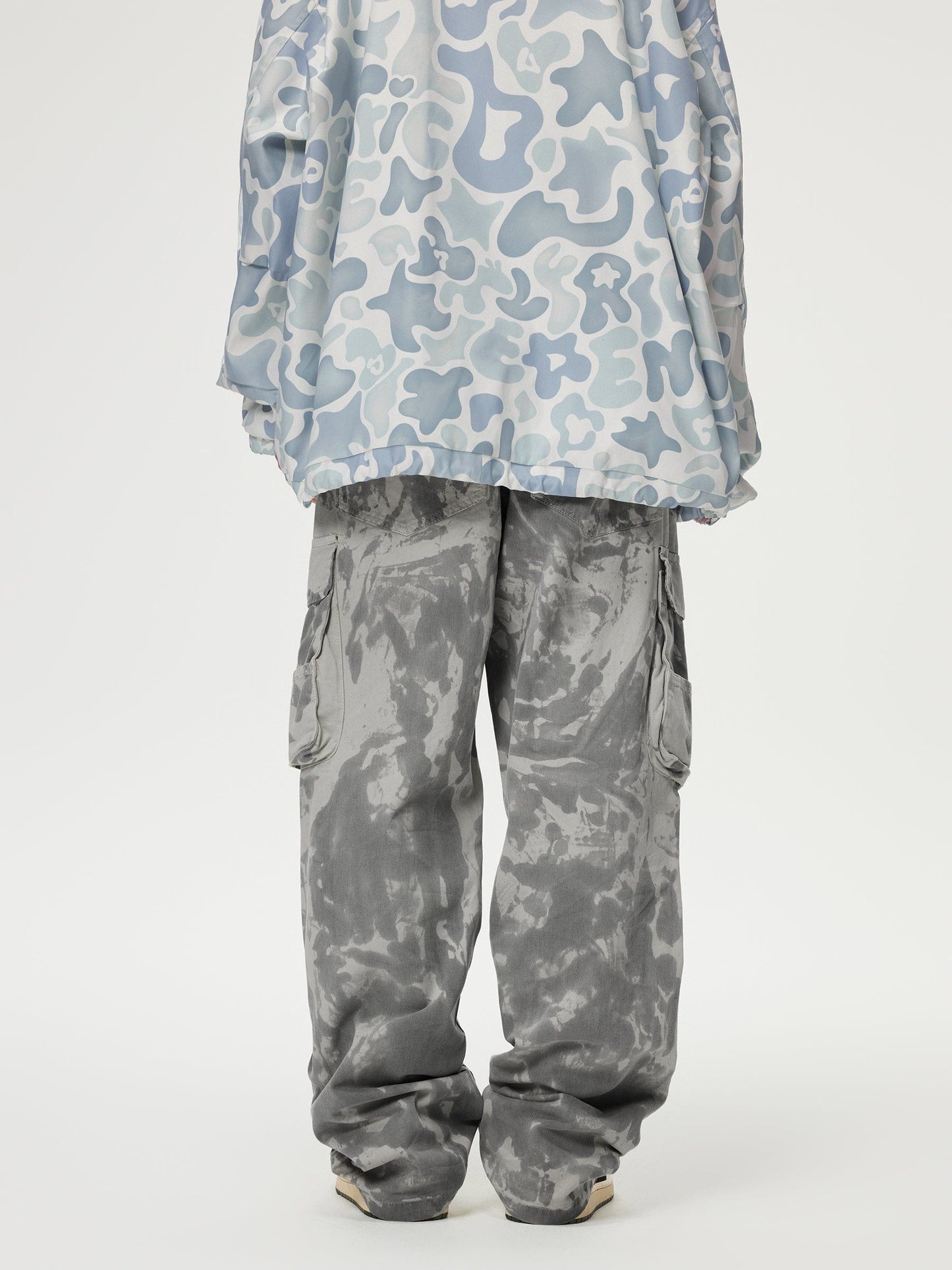 Graffiti Multi Pocket Cargo Pants