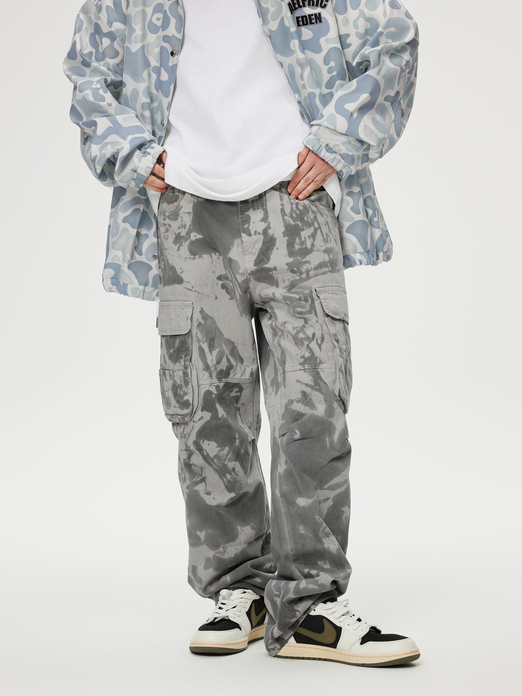 Graffiti Multi Pocket Cargo Pants