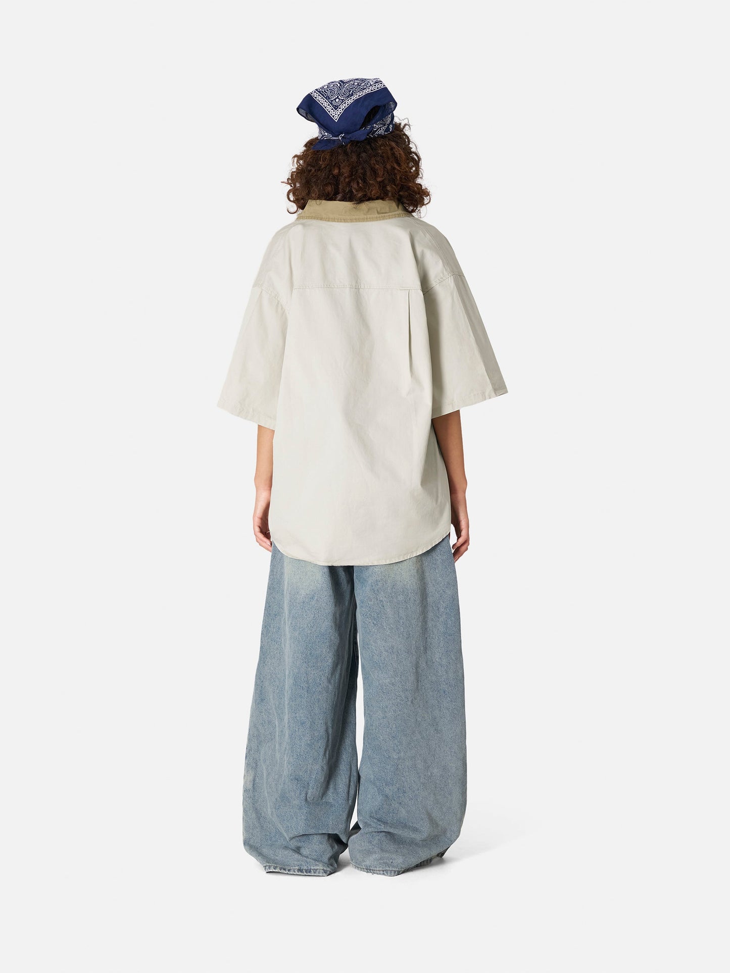 Basic Oversized Short Sleeve Shirt