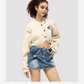Bow Washed Denim Skirt