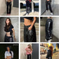 Skull Bone Embroidery Loose Jeans