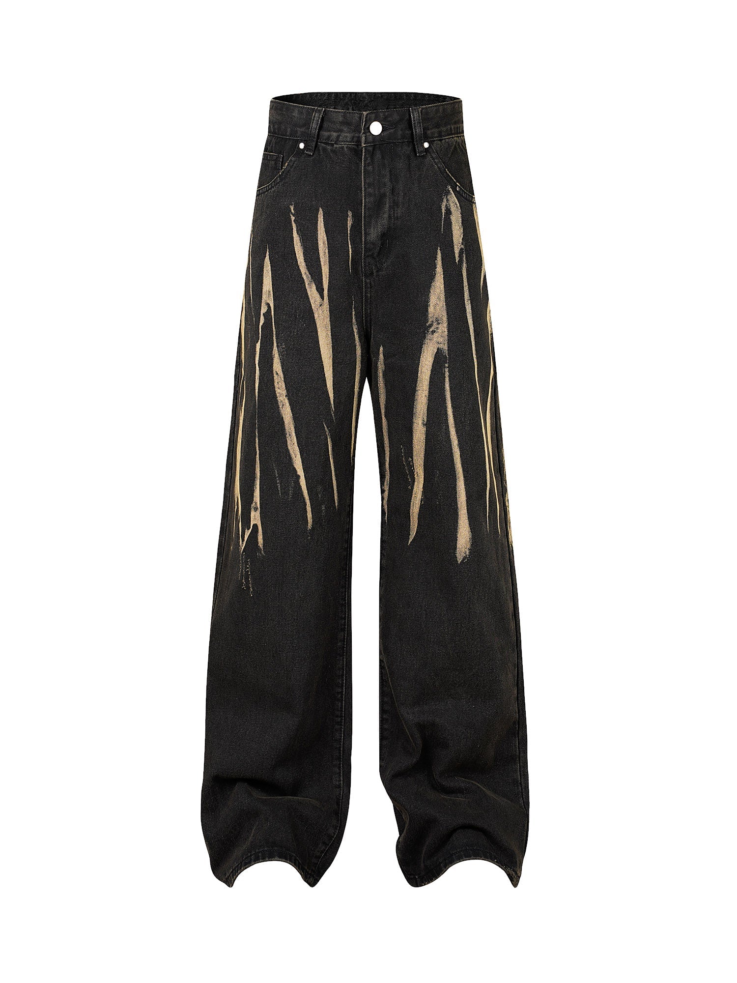 High Street Hip Hop Hand-painted Spray-painted Jeans