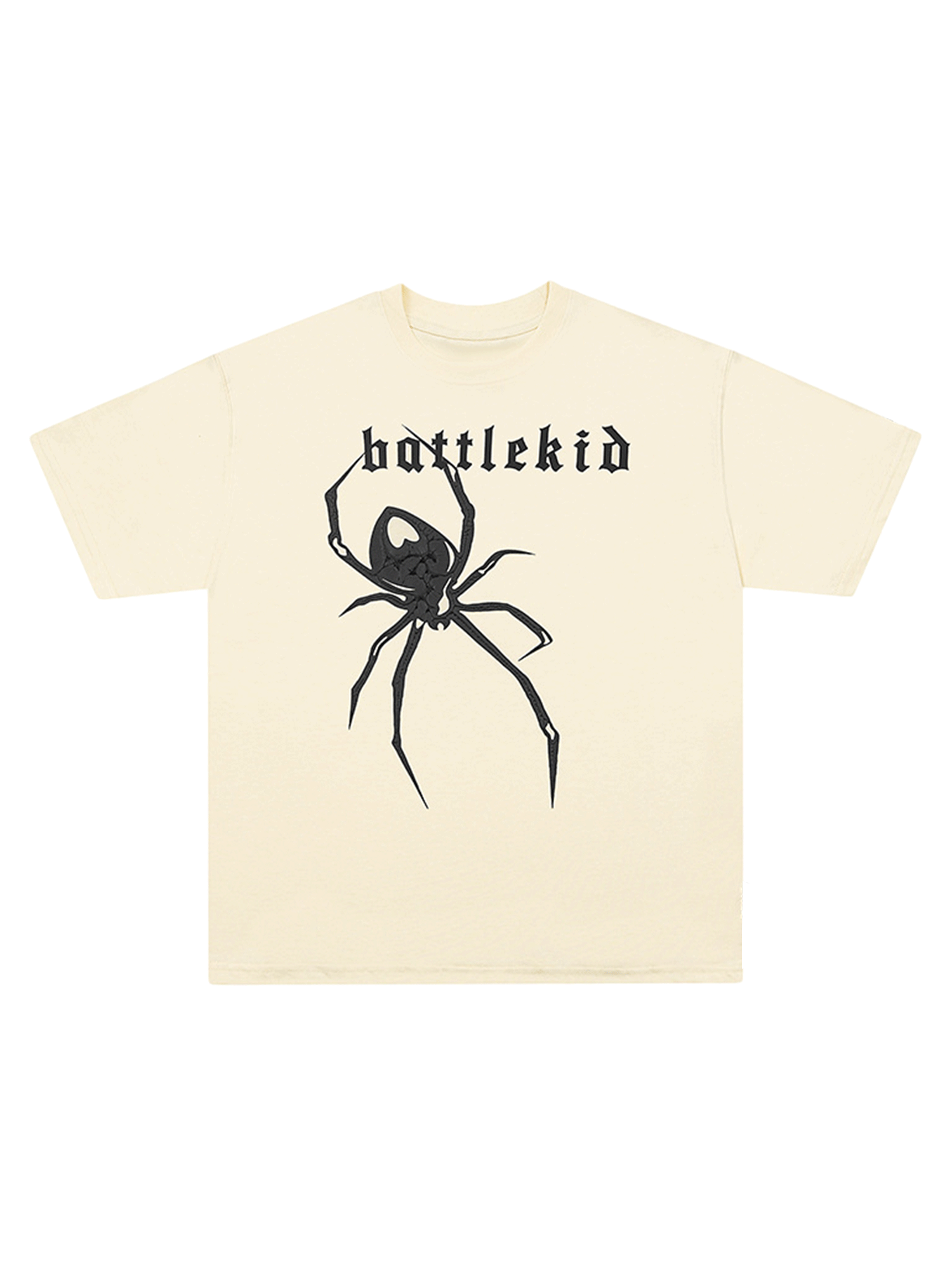 Thesupermade Spider Print Street Rap T-Shirt