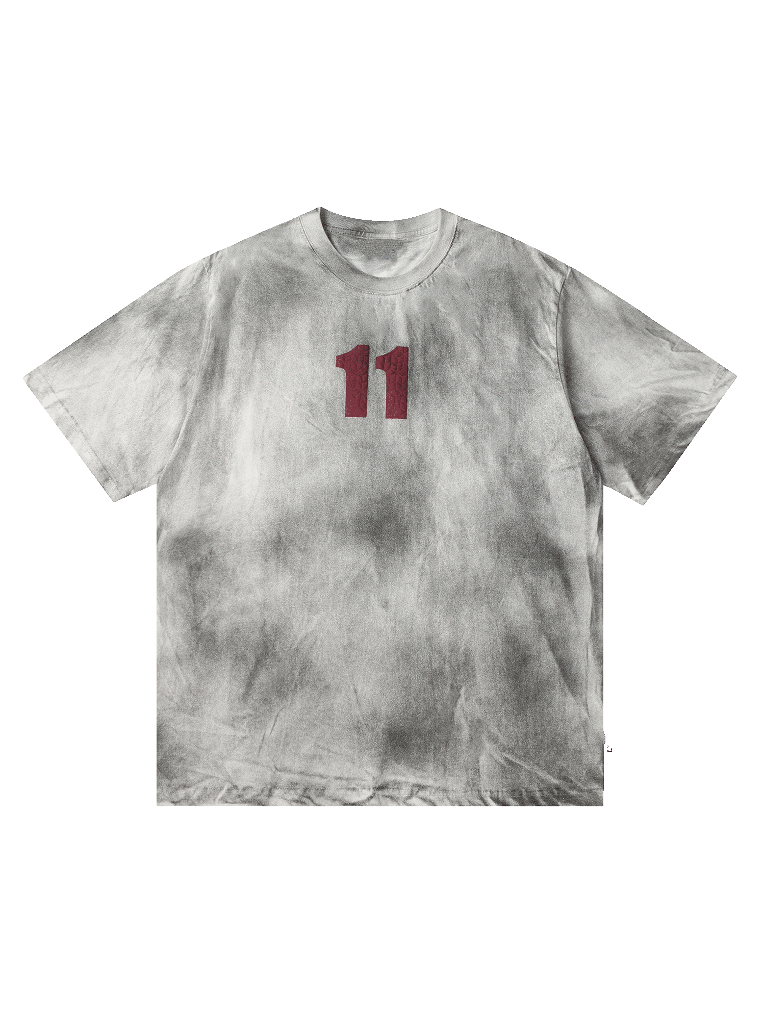 Thesupermade Washed Print 11 Street Rap T-Shirt