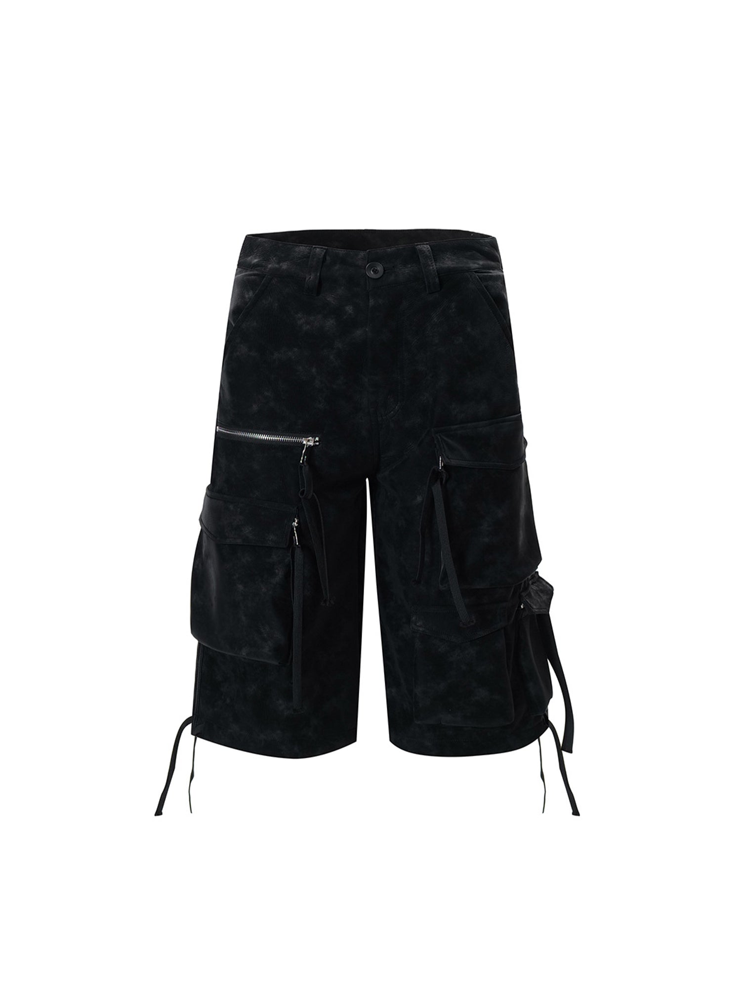 Thesupermade Punk Street Multi-pocket Workwear Jorts