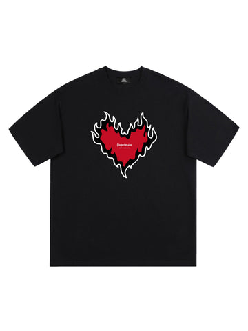 Thesupermade Heart Print T-shirt