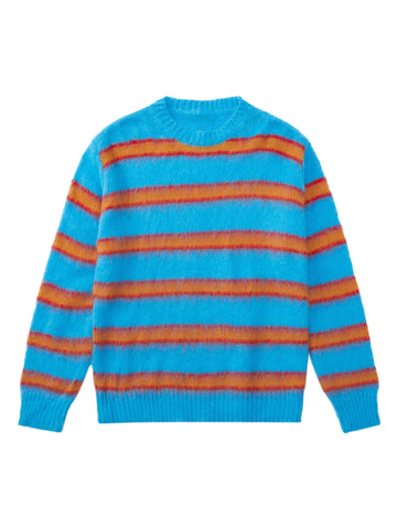 Thesupermade Color Contrast Striped Sweater