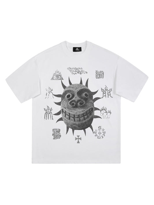 Thesupermade Shattered Ancient Country Mask Tee