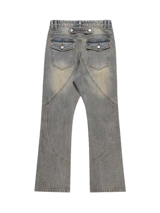 Patchwork Stressed Jeans