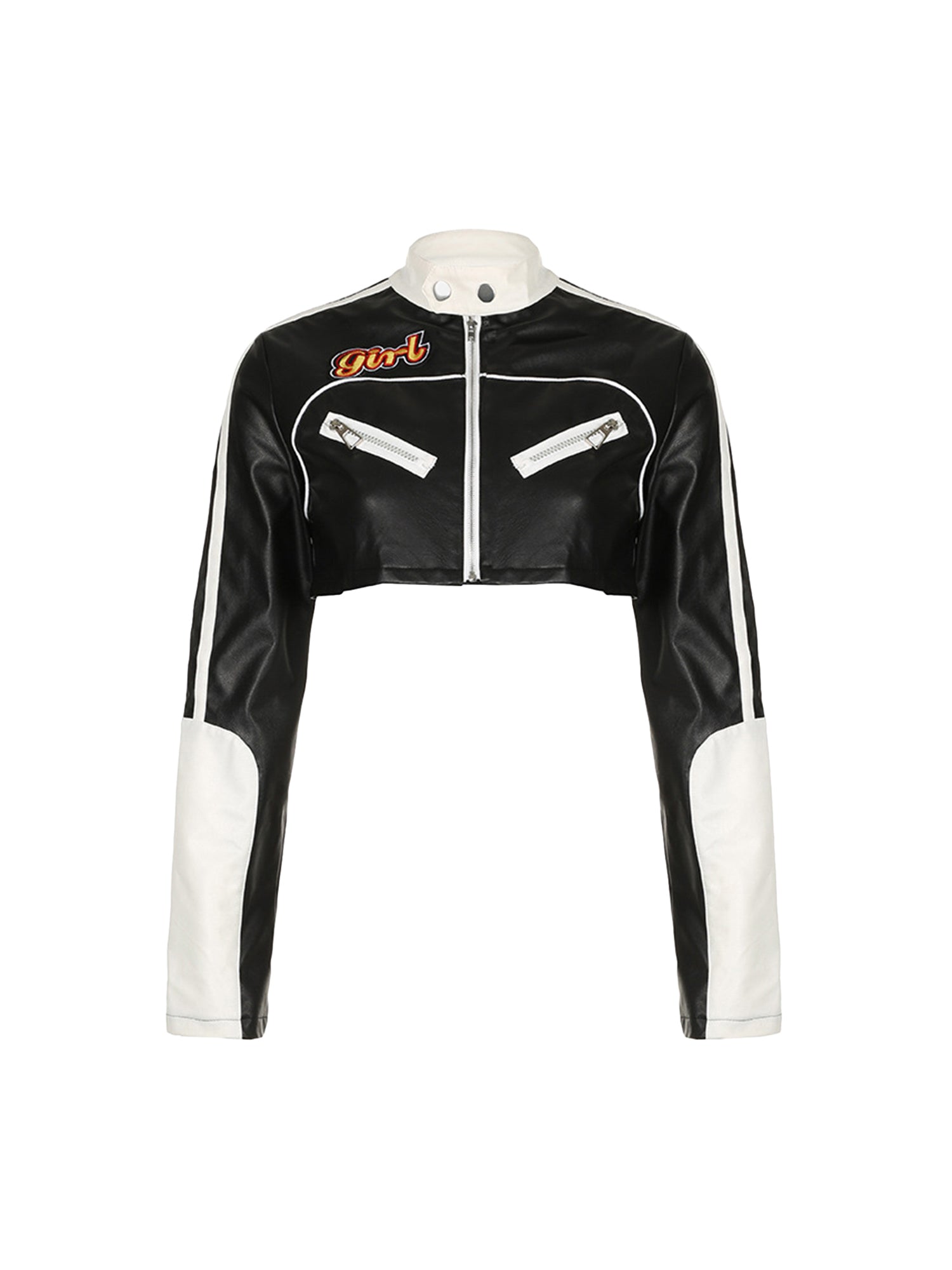 Hot Girl Cool Motorcycle Short Jacket