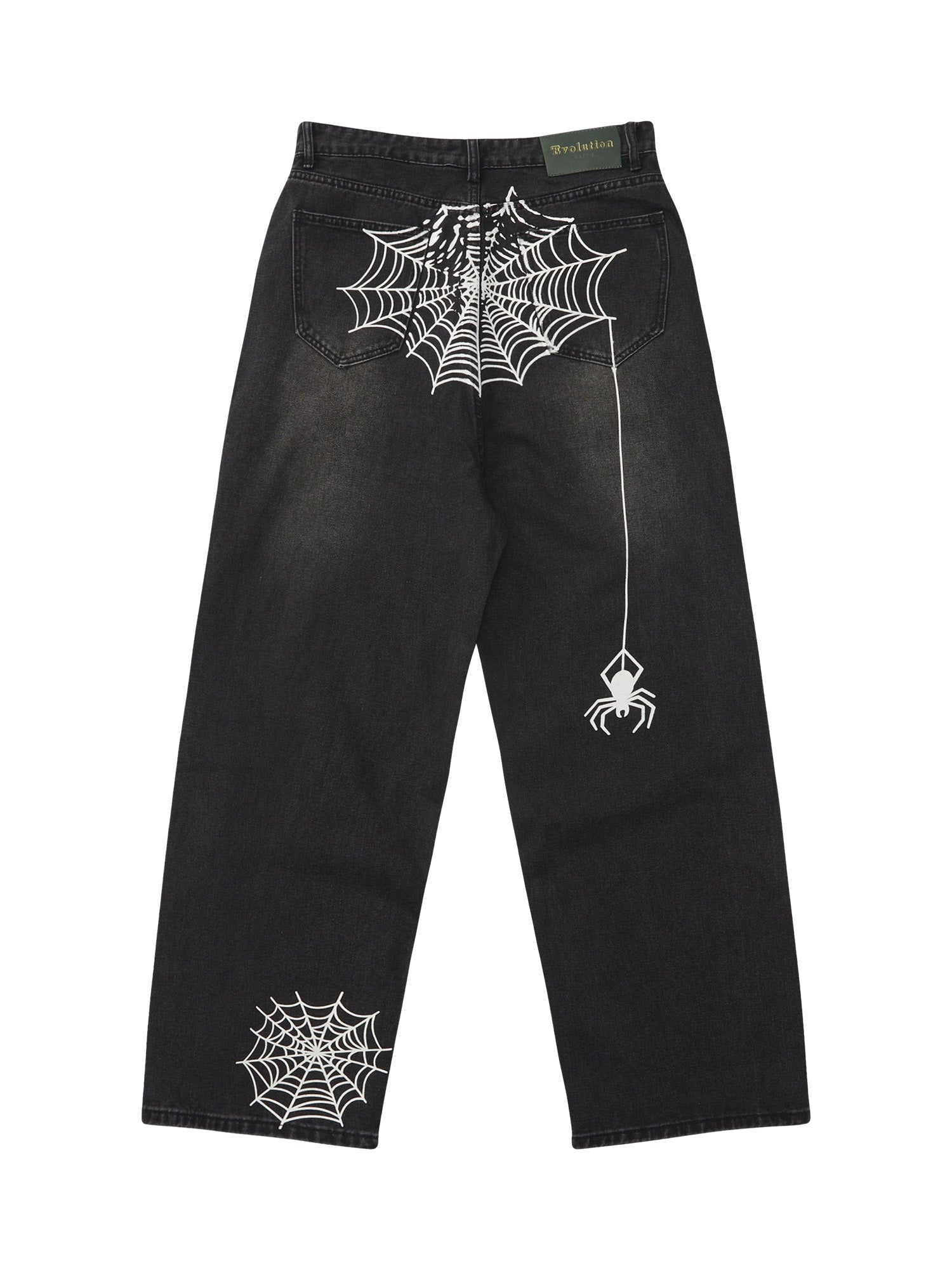 Spider Printed Jeans - 1751