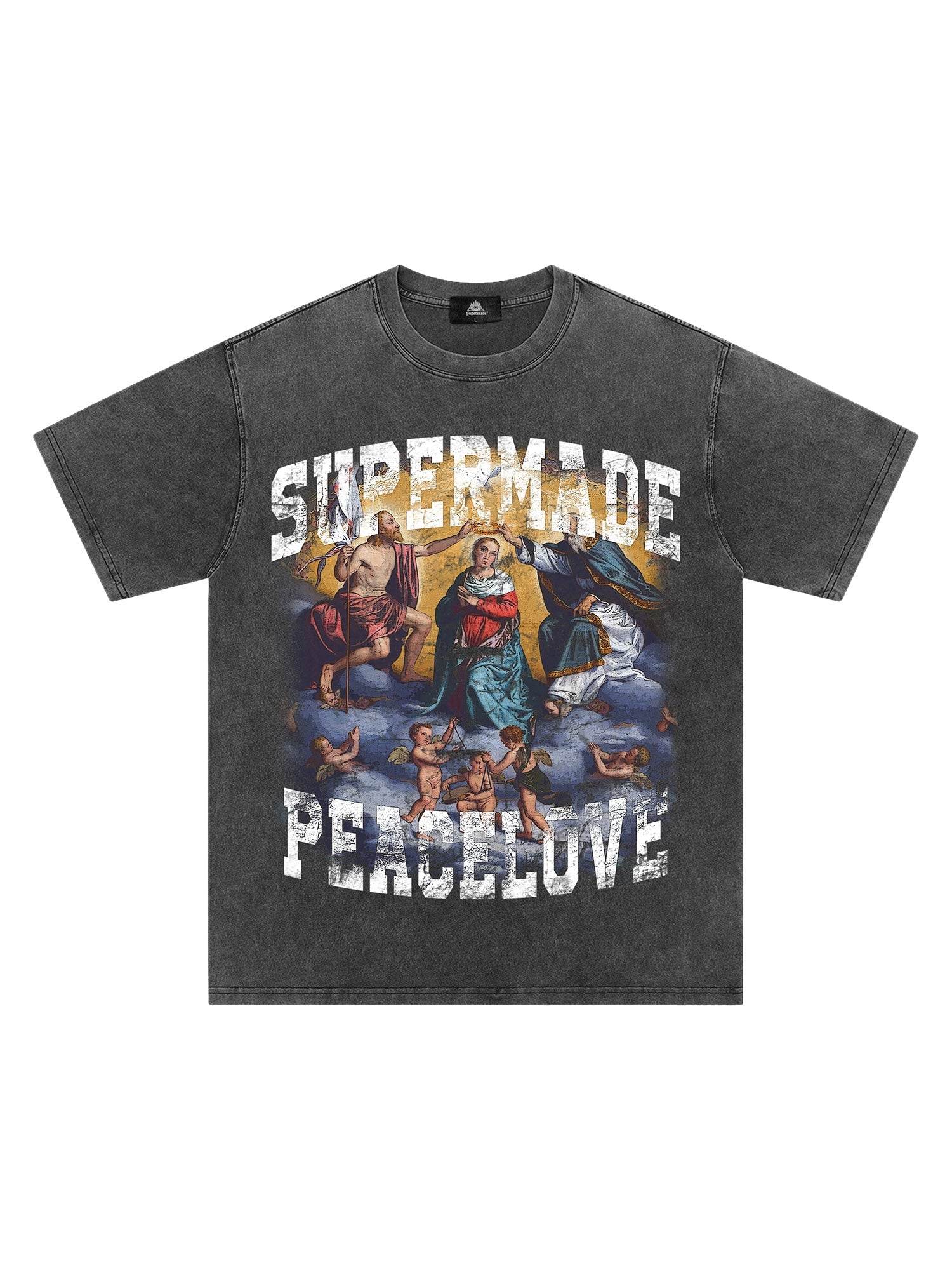 Thesupermade Renaissance Washed Distressed T-shirt - 2093