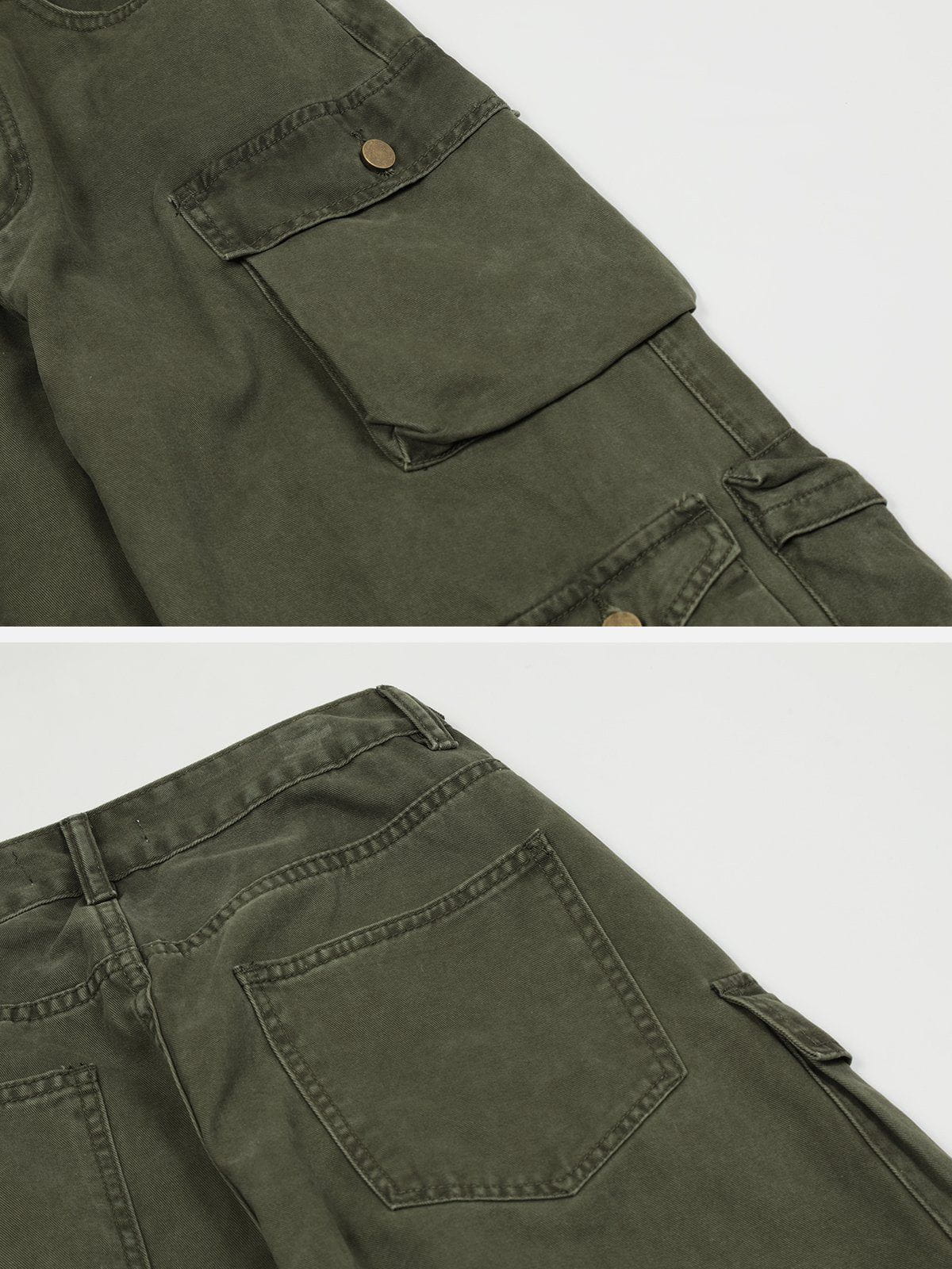 Vintage Multi-pocket Cargo Pants