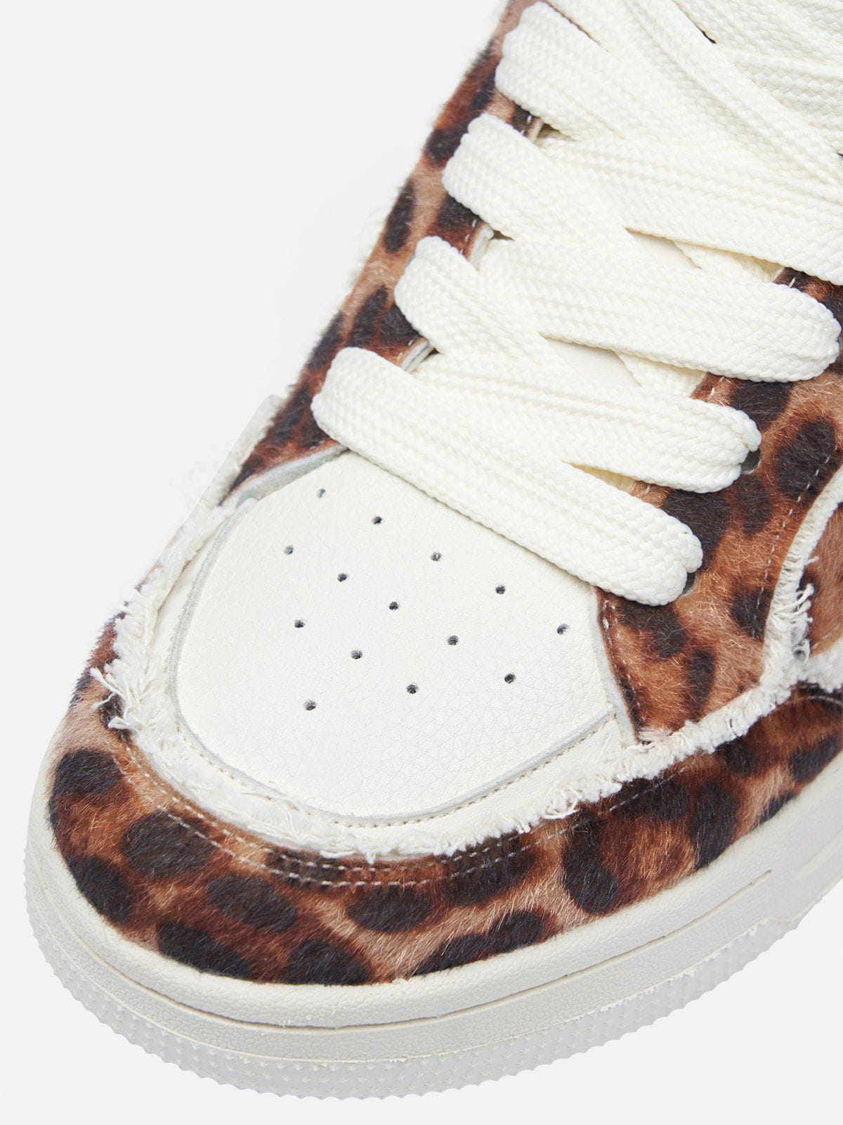 StarryClimb Leopard Print Patchwork Shoes