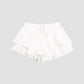 Lace Patchwork Wrinkle Skirt