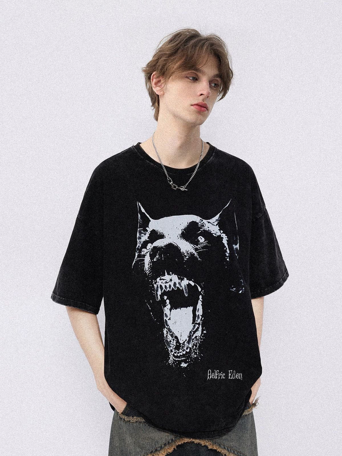 Cerberus Graphic Washed Tee