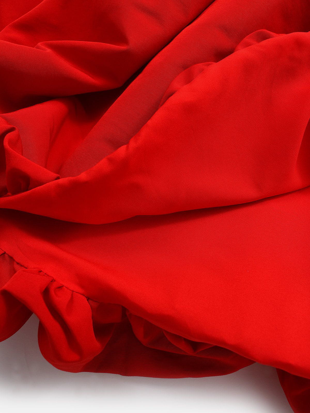Red Basic Bud skirt