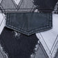 Heart Patchwork Short Sleeve Shirt