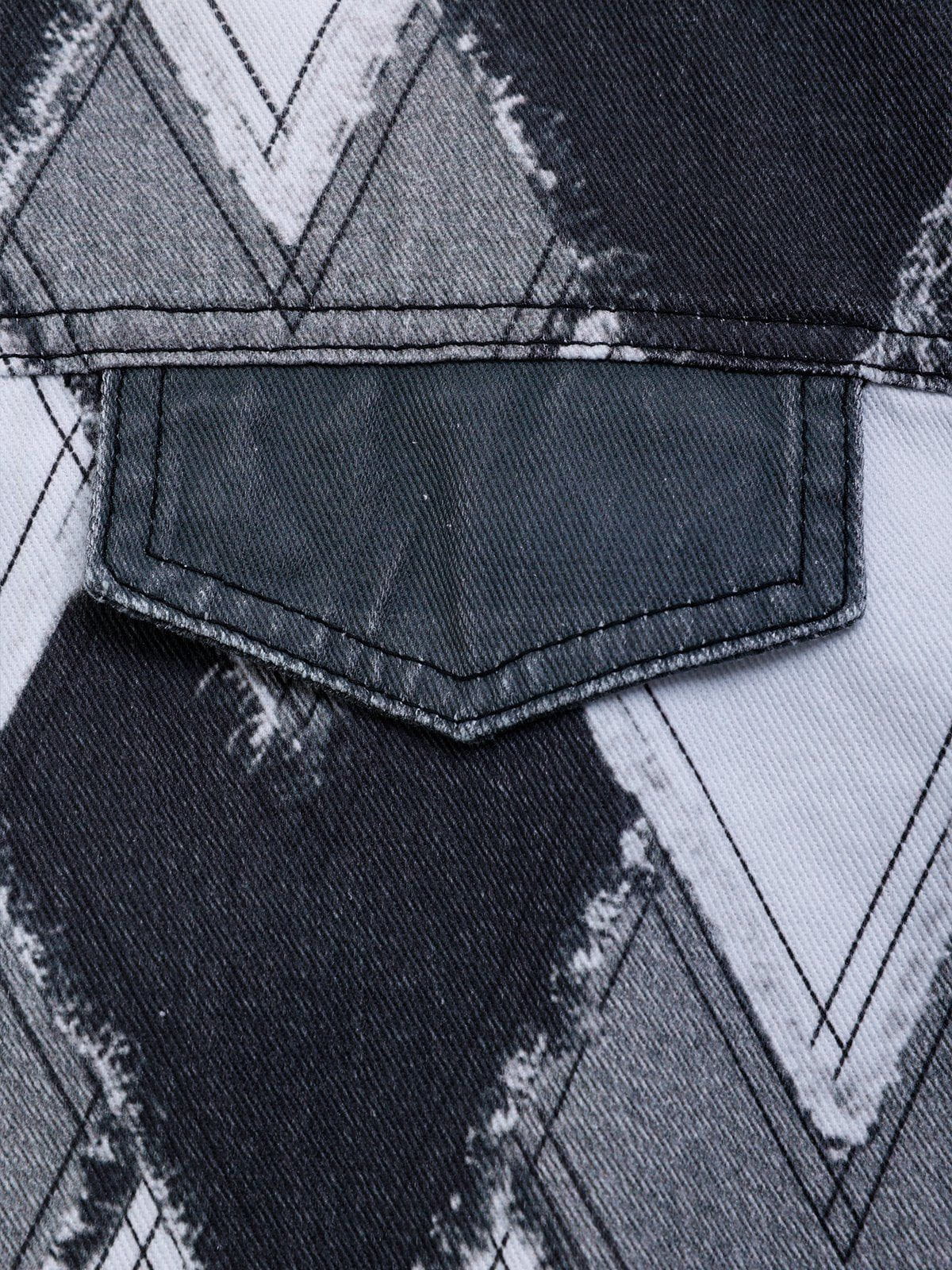 Heart Patchwork Short Sleeve Shirt