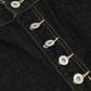 Line Embroidery Baggy Jeans