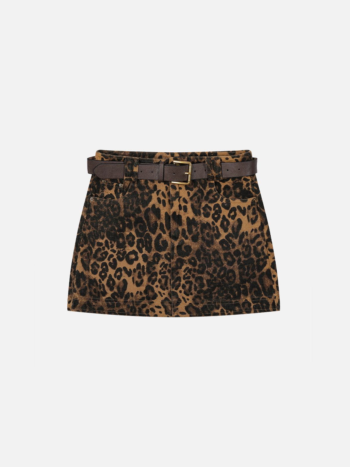 Leopard Print Skirt